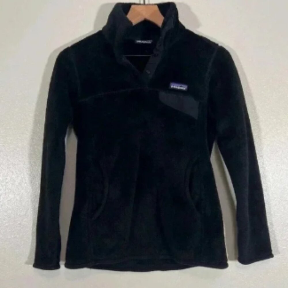 Womens Patagonia Re-Tool Snap Black